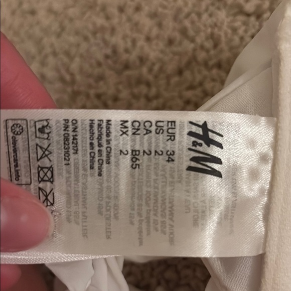 White Ruffled Bikini Top - Picture 3 of 3